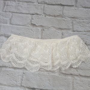 Victoria's Secret Lace Bandeau Ivory